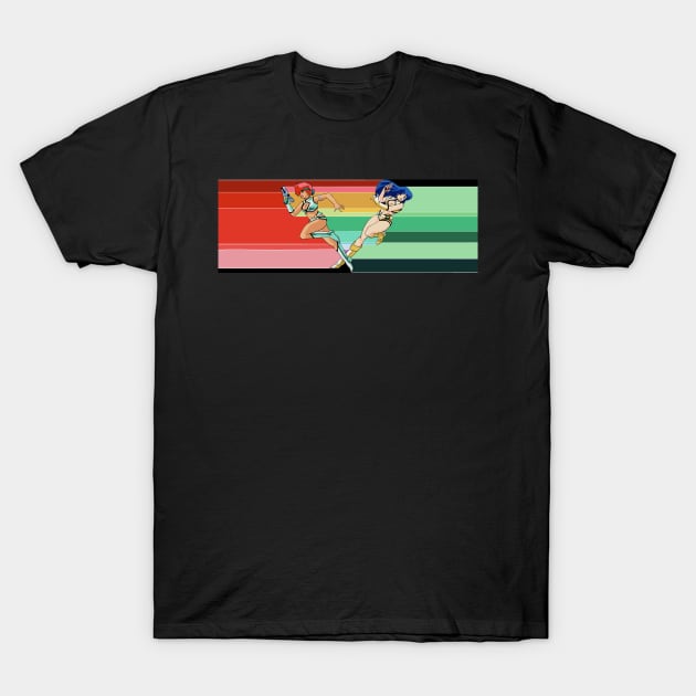 Oldskool Lovely Angels Rainbow T-Shirt by Wayback Oldskool